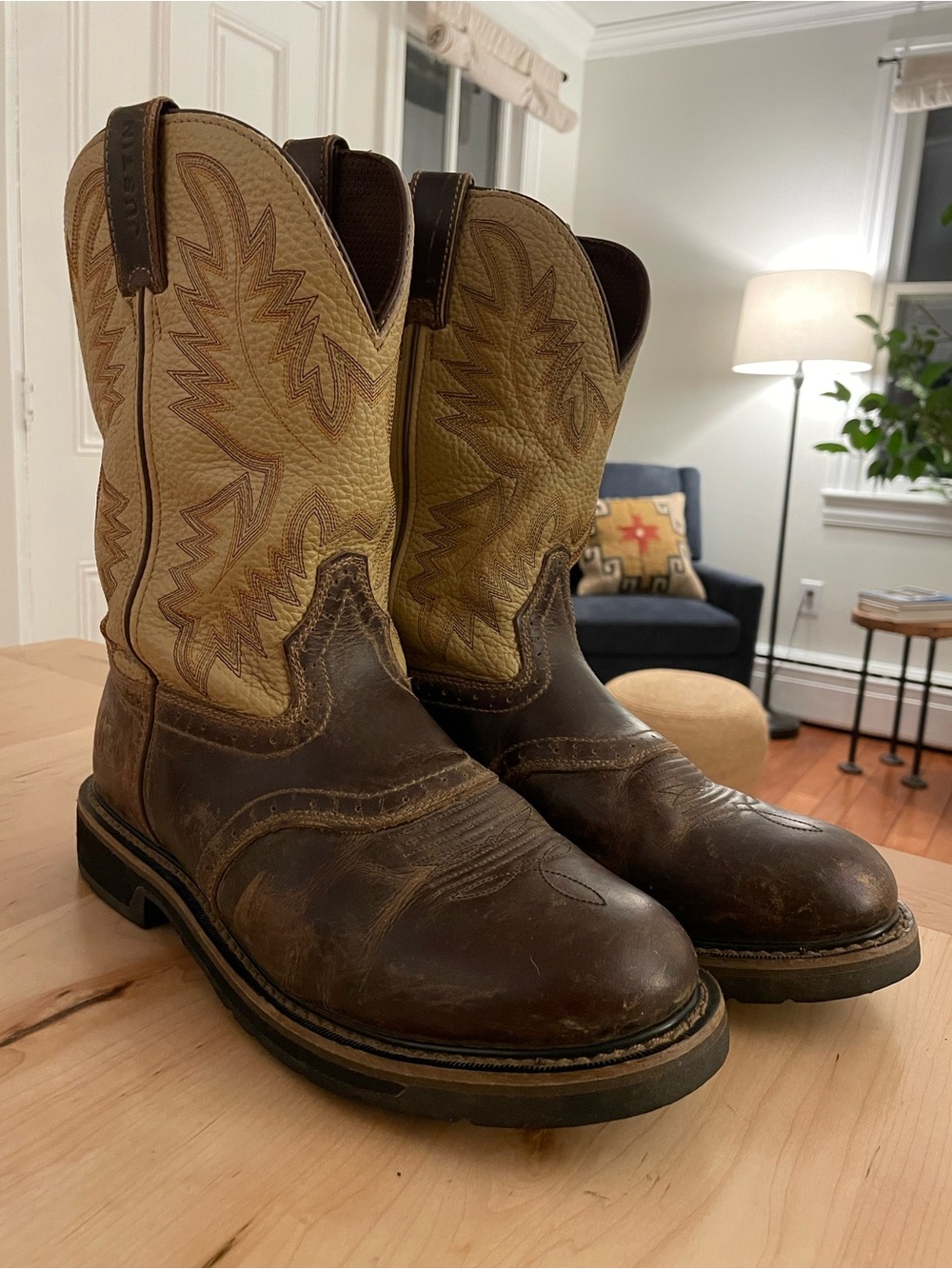 Justin Western Work Boots